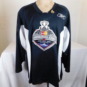 CHL Memorial Cup 2007 Vancouver Hockey Jersey Size XL Reebok attached Pin